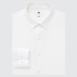 Uniqlo Men's slim fit dress shirt white size small